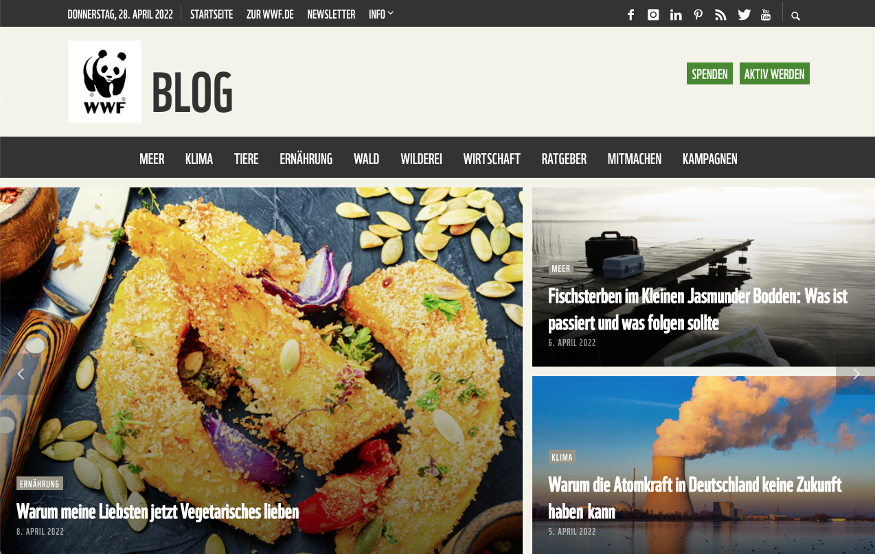 WWF: Blog